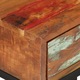 Masa laterala forma U vidaXL, 45 x 30 x 61 cm, lemn masiv reciclat, 8.02 kg 289092