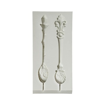 Forma de turnat din silicon DIY - 2 linguri, 12 x 6 x 1 cm Forma de turnat din silicon DIY - 2 linguri, 12 x 6 x 1 cm