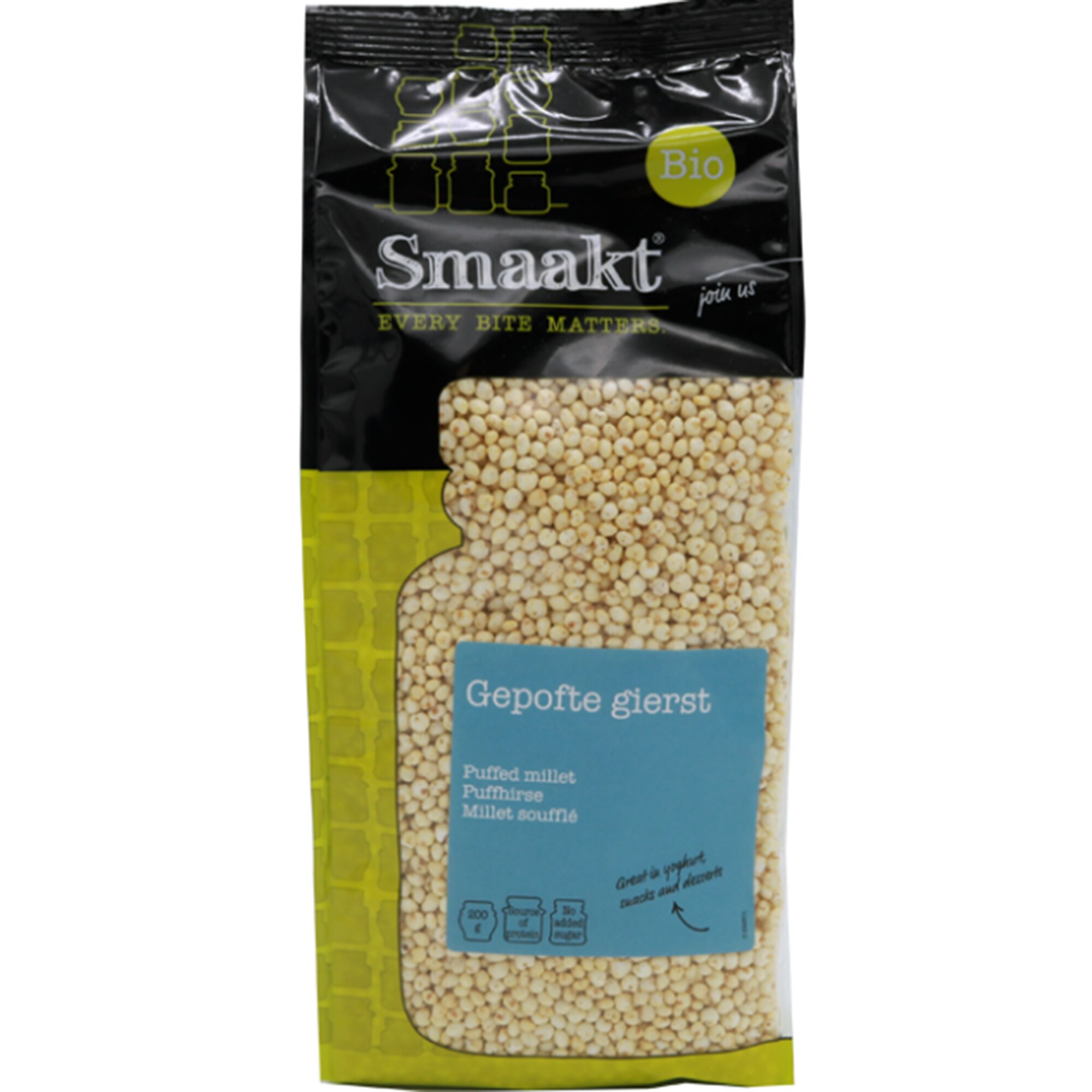 Mei expandat bio fara zahar Smaakt, 200g