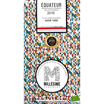 Ciocolata neagra 100% belgiana artizanala Equater bio Millesime Chocolat, 70g Ciocolata neagra 100% belgiana artizanala Equater bio Millesime Chocolat, 70g