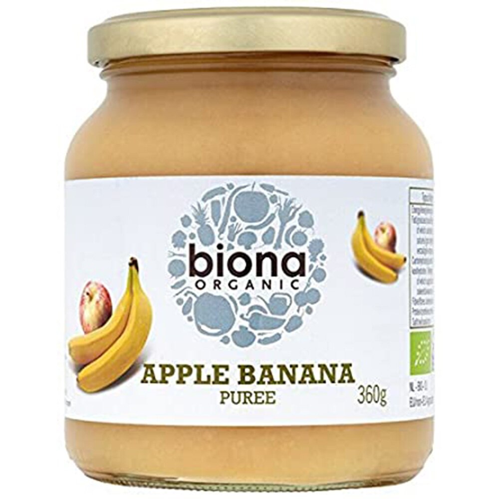 Piure de mere si banane bio Biona, 360g