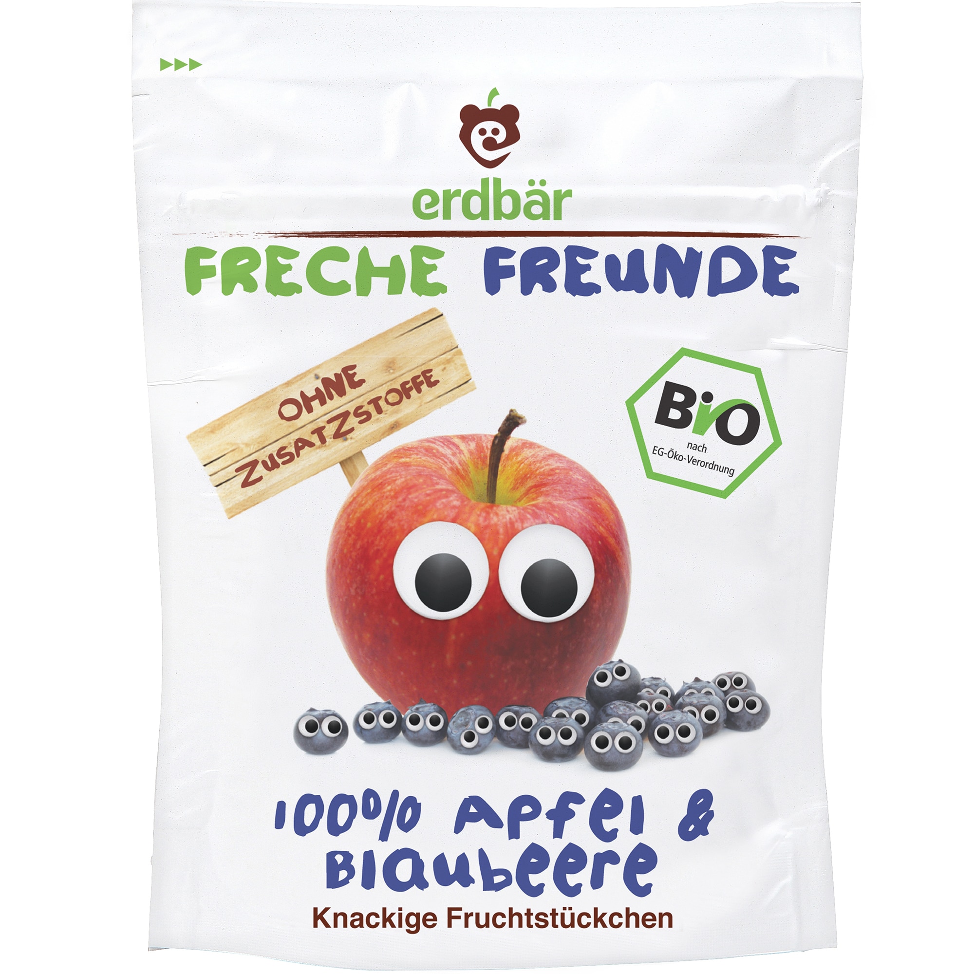 Mere si afine crocante bio Erdbar, 16g