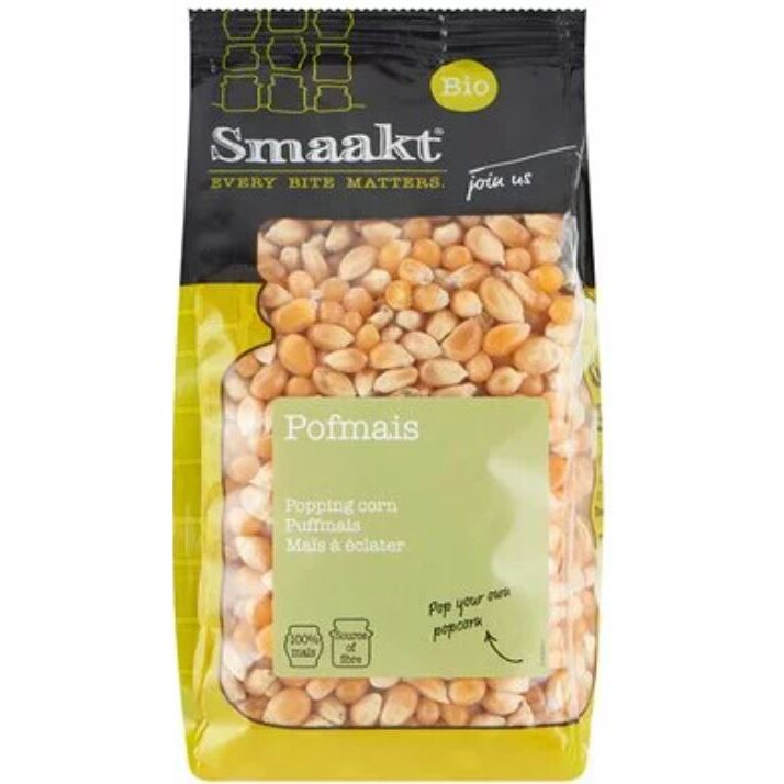 Porumb pentru popcorn bio Smaakt, 400g