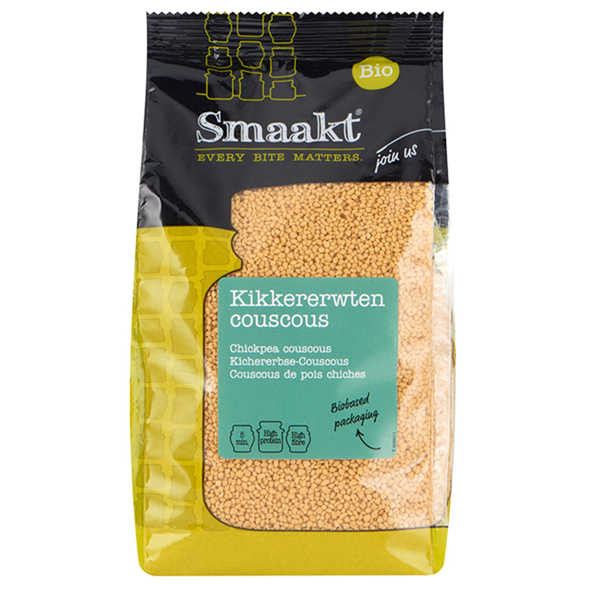 Cuscus din naut bio Smaakt, 340g