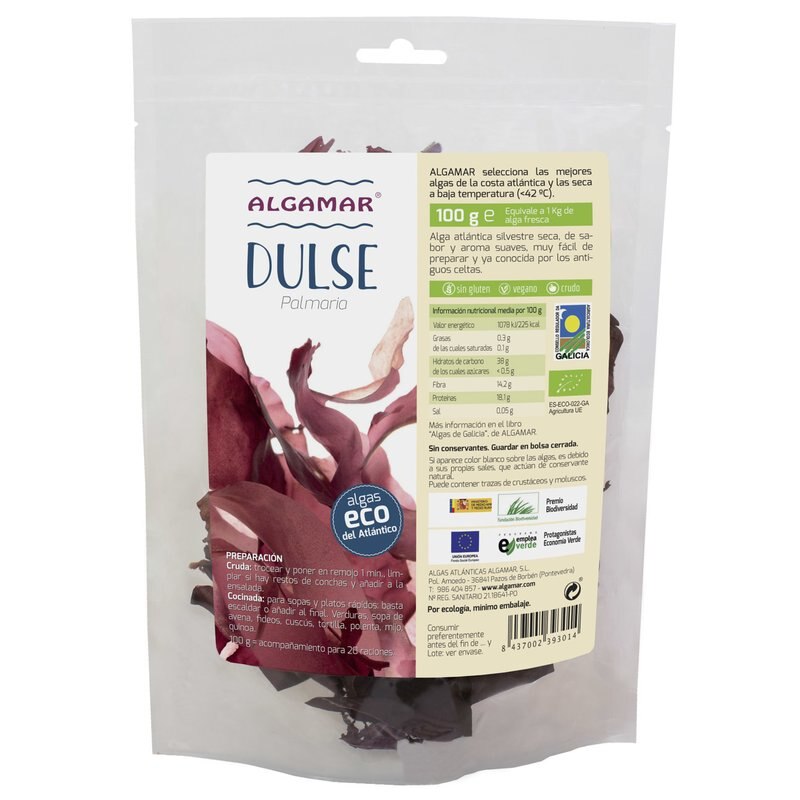 Alge marine dulse bio Algamar, 100g