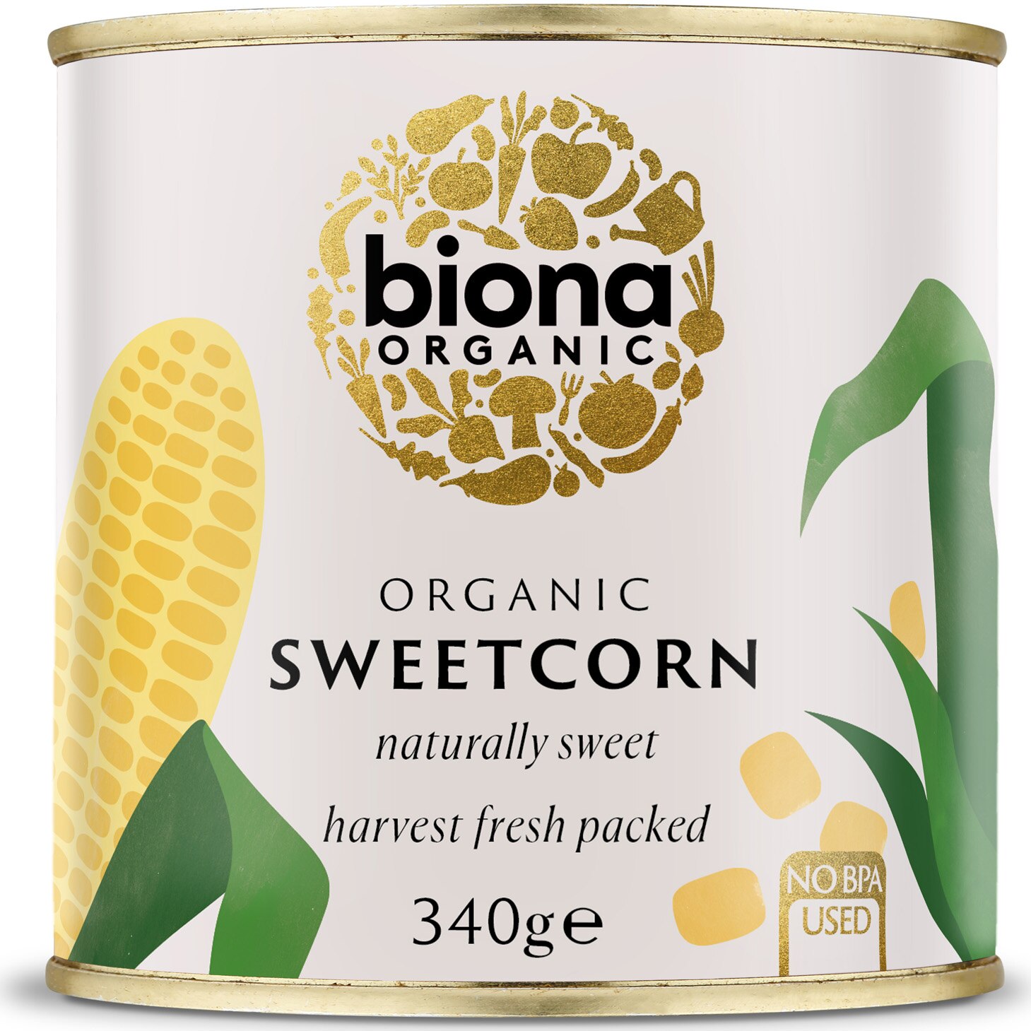 Porumb dulce bio Biona, 340g