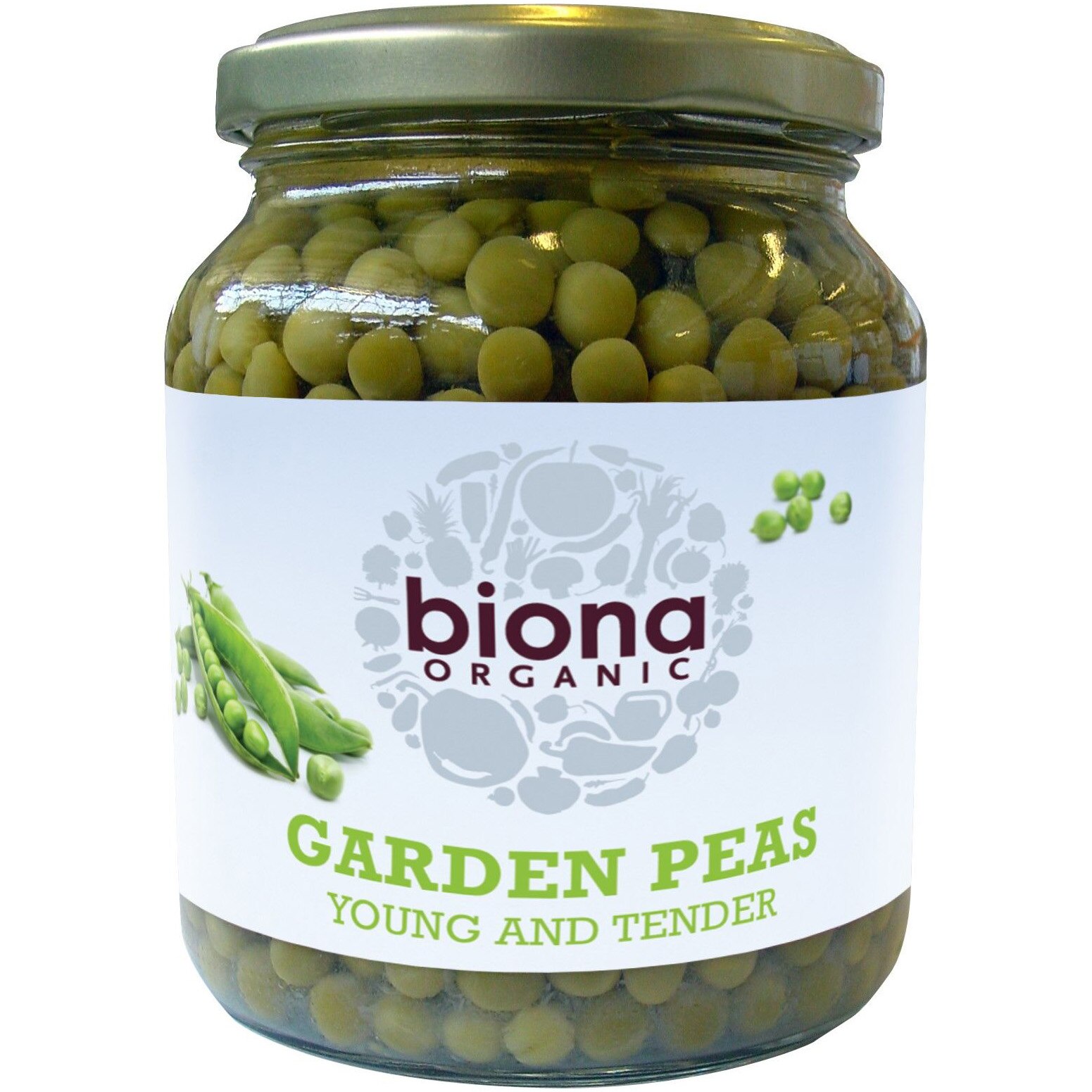 Mazare boabe la borcan bio Biona, 350g