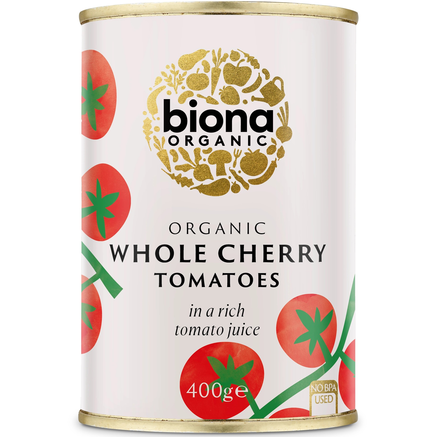 Rosii cherry la conserva bio Biona, 400g