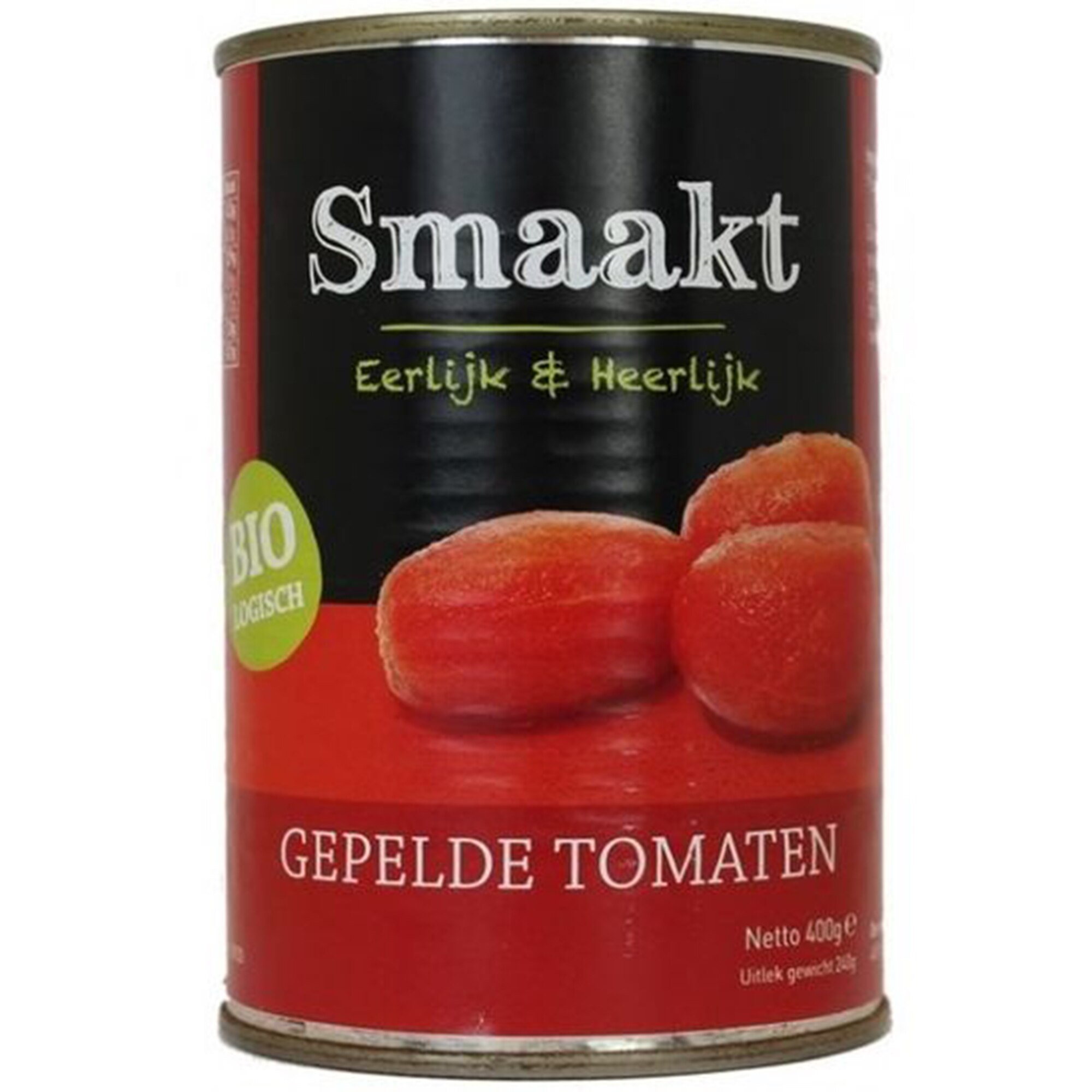 Rosii intregi decojite bio Smaakt, 400g