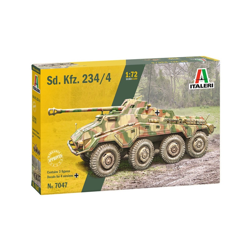 Macheta Militara ITALERI Schwerer Panzerspahwagen Sd.Kfz.234/4 1:72 ITA 7047
