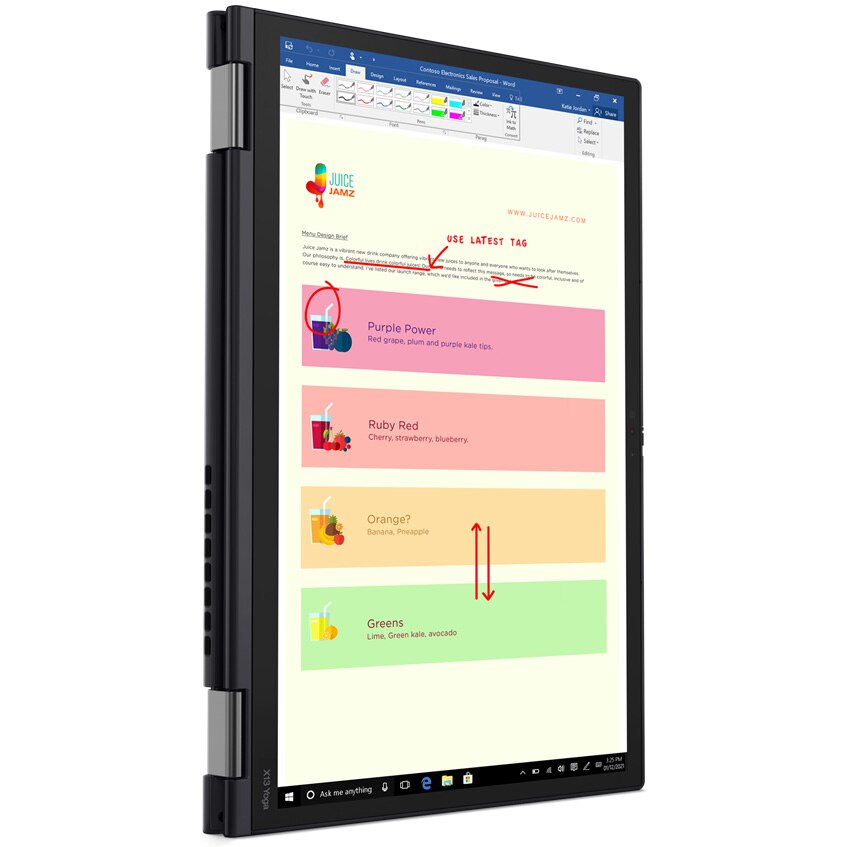 Laptop Lenovo 13.3'' ThinkPad X13 Yoga Gen 2, WQXGA IPS