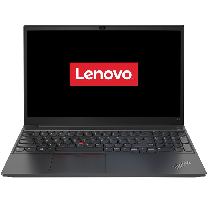 Laptop Lenovo ThinkPad E15 Gen 2-ARE T cu procesor AMD Ryzen 5 4500U, 15.6", Full HD, 16GB, 512GB SSD, AMD Integrated Graphics, Free DOS, Black