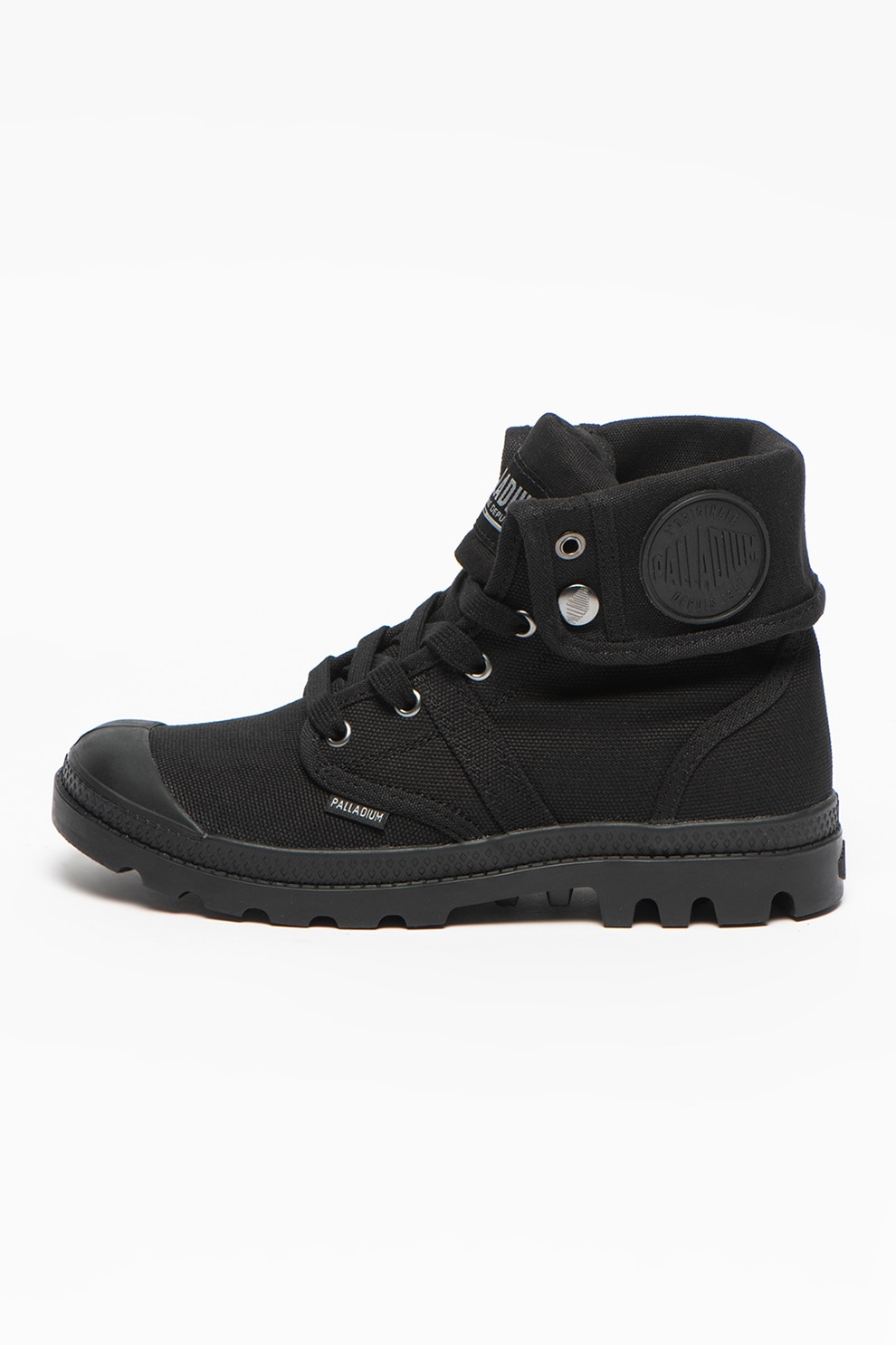 Palladium, Tenisi mid-high cu varf intarit Baggy, Negru