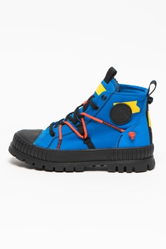 Palladium, Tenisi mid-high Pallashock Re-Craft, Albastru, 37 Palladium, Tenisi mid-high Pallashock Re-Craft, Albastru, 37