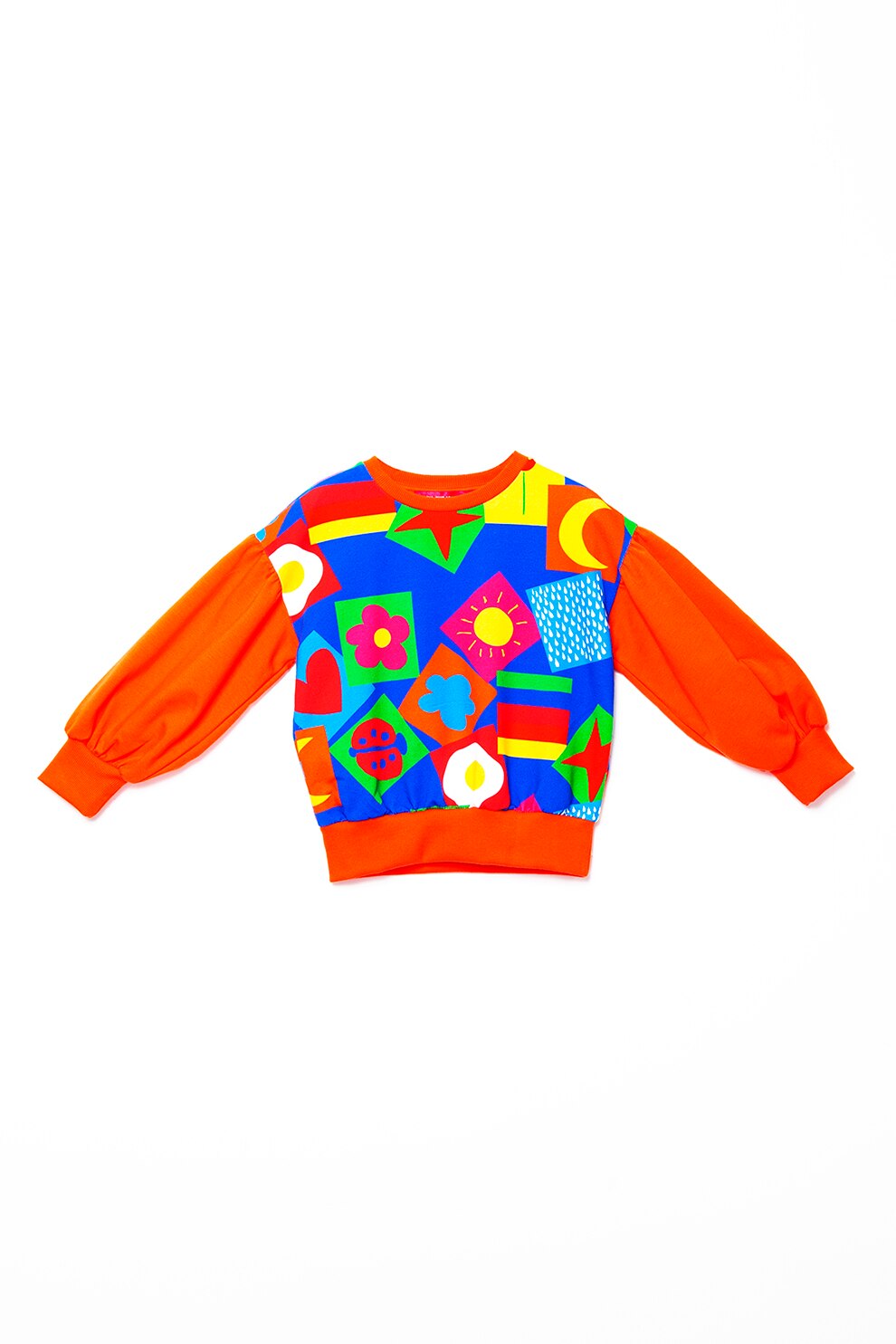 Agatha Ruiz de la Prada,Bluza cu imprimeu grafic, Rosu/Albastru/Galben