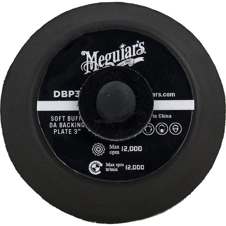 Taler pentru masina de polish Meguiar's , 3", DA Blacking Plate