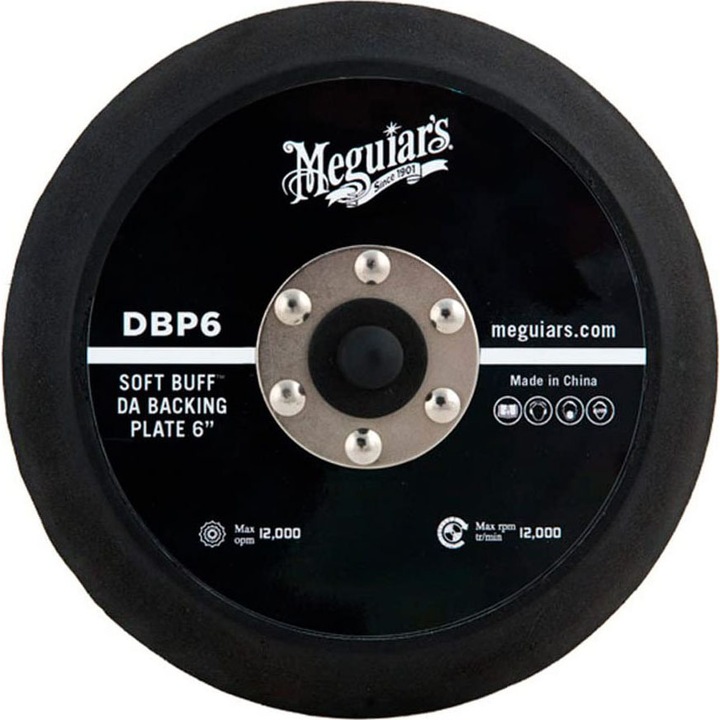 Taler pentru masina de polish Meguiar's , 6", DA Blacking Plate