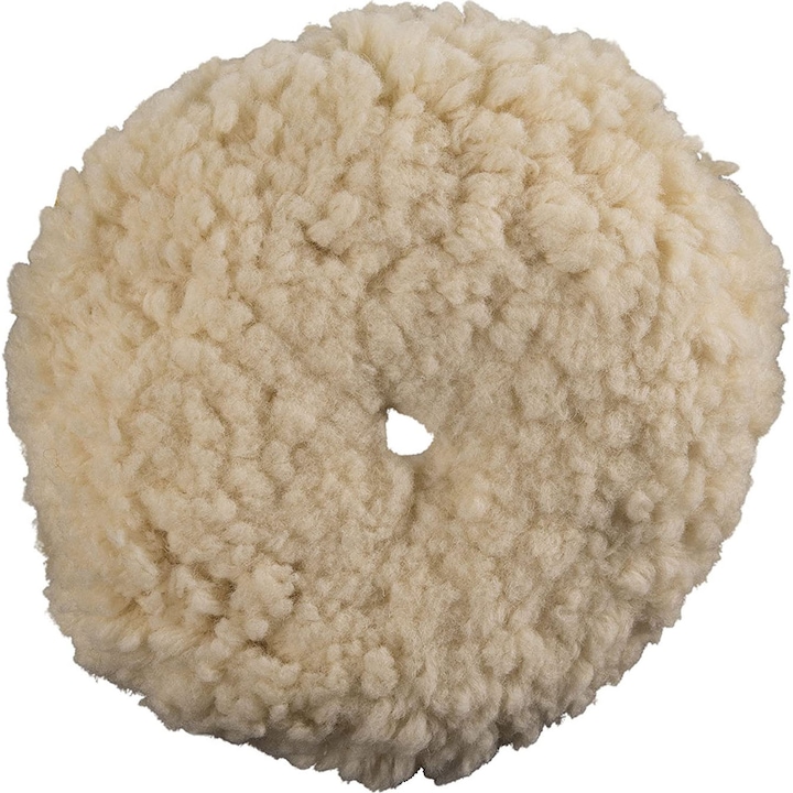 Вълнен полиращ диск Meguiar's, 8", Soft Buff Rotary Wool Cutting Pad
