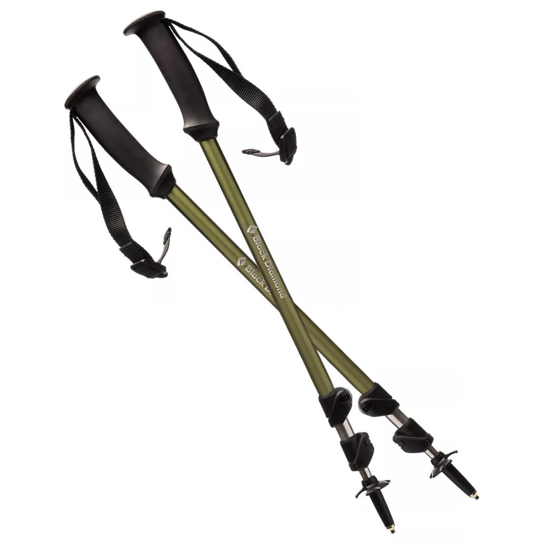 Set de Bete pentru Drumetie Black Diamond Trail Explorer, 77-130 cm, Aluminiu, Verde/Negru