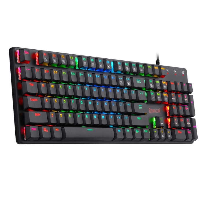 Геймърска клавиатура Redragon Shrapnel K589, Черен, USB