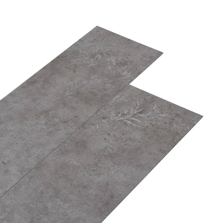 vidaXL betonszürke öntapadó 2 mm-es PVC padlóburkoló lapok 5,21m² 330193