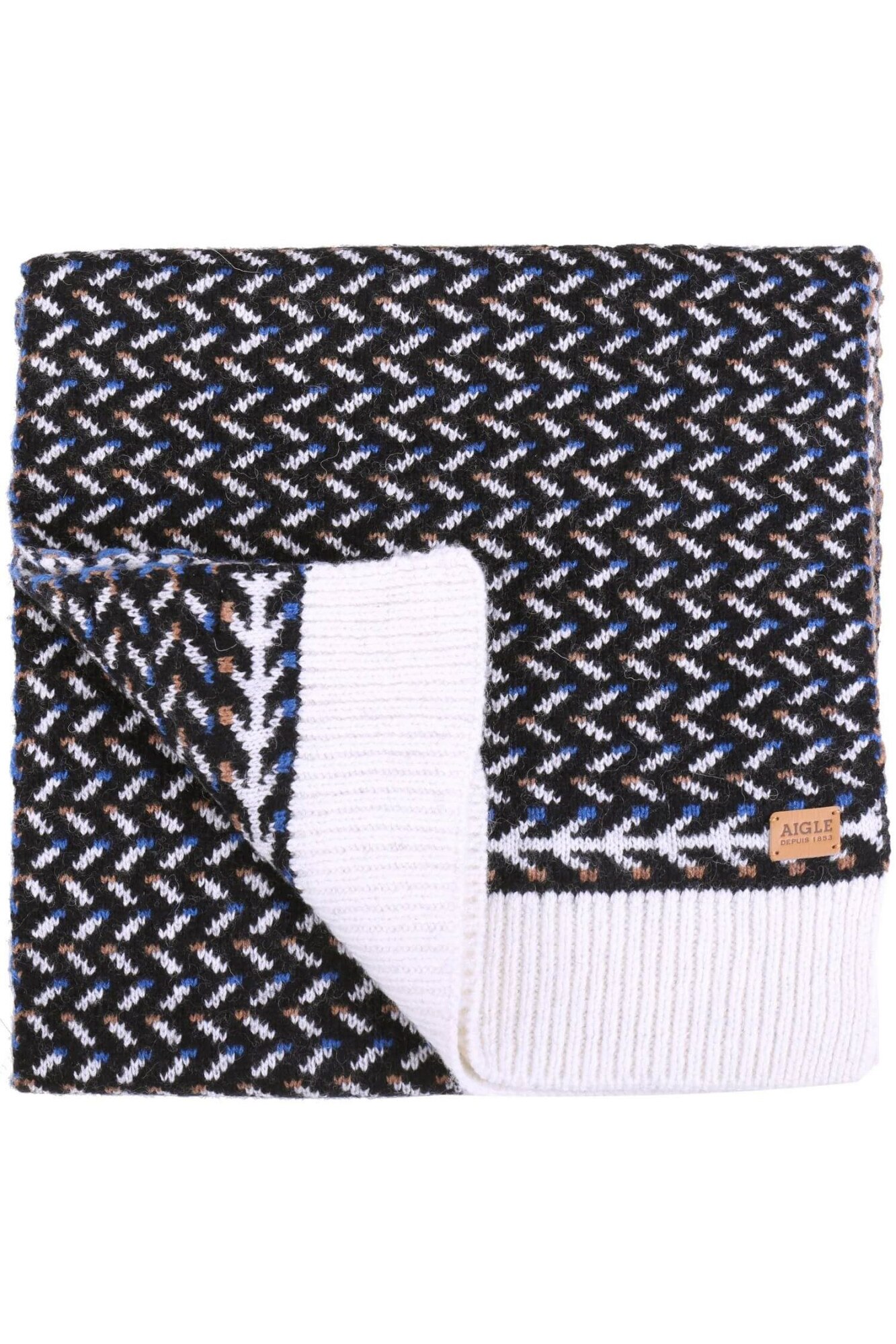 Fular pentru barbati, Aigle Dotirascarf, Negru