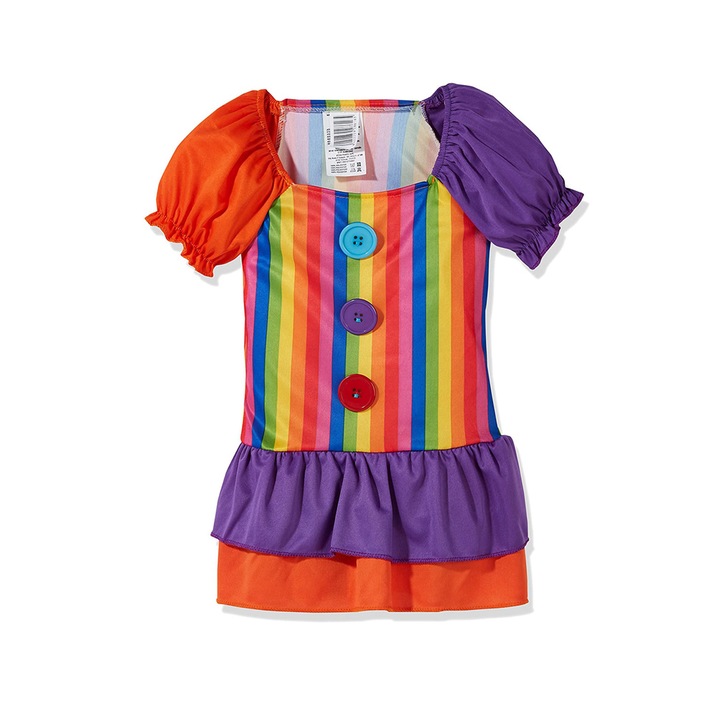 Costum carnaval copii, ATOSA, Rochie, Multicolor, 116 CM