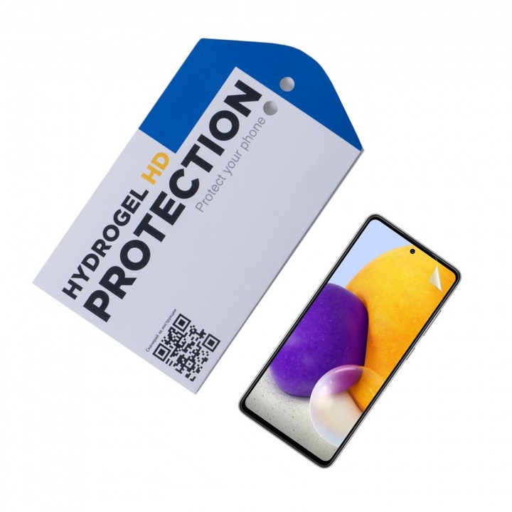 Удароустойчив протектор Ofisite за Samsung Galaxy A72, Hydrogel HD, Антибактериално покритие