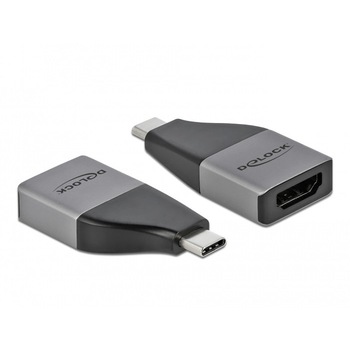 Adaptor USB 3.2-C Gen1 la HDMI (DP Alt Mode) 4K60Hz + HDR, Delock 64119 Adaptor USB 3.2-C Gen1 la HDMI (DP Alt Mode) 4K60Hz + HDR, Delock 64119