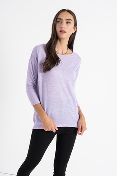 Haily's, Bluza tricotata fin cu maneci 3/4 Mia, Lila Haily's, Bluza tricotata fin cu maneci 3/4 Mia, Lila