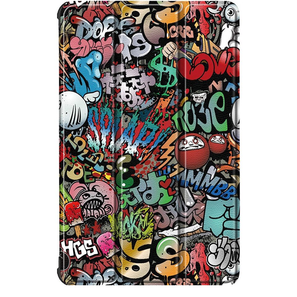 Husa Premium Book Cover Slim pentru Lenovo Tab P11 11 inch (TB-J606) - Graffiti