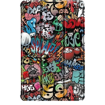 Husa Premium Book Cover Slim pentru Lenovo Tab P11 11 inch (TB-J606) - Graffiti Husa Premium Book Cover Slim pentru Lenovo Tab P11 11 inch (TB-J606) - Graffiti