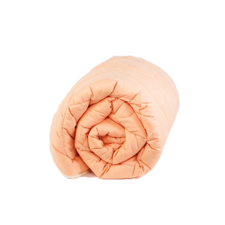 Pilota matlasata 200x210 cm portocaliu deschis