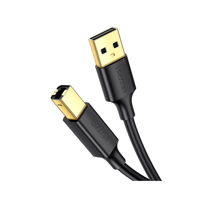 Cablu Date USB 2.0 - USB Type-B Ugreen US135, Transfer Date, Universal, Imprimanta, 480Mbps, 1.5 metri, Negru
