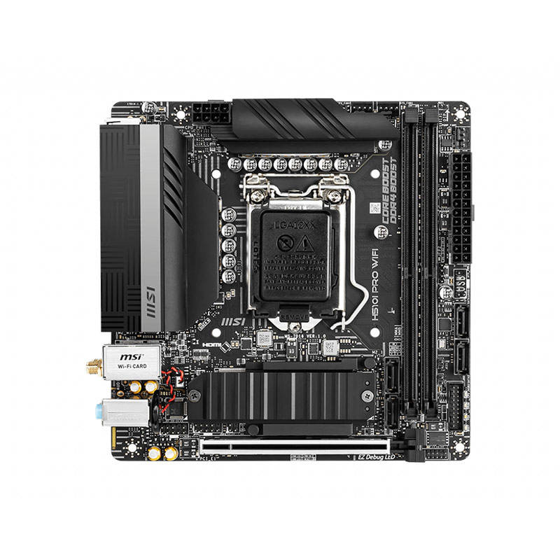 Placa de baza MSI H510I PRO WIFI Intel LGA1200 mITX