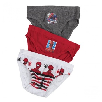 Set 3 chiloti bumbac Spiderman 8964, Multicolor Set 3 chiloti bumbac Spiderman 8964, Multicolor