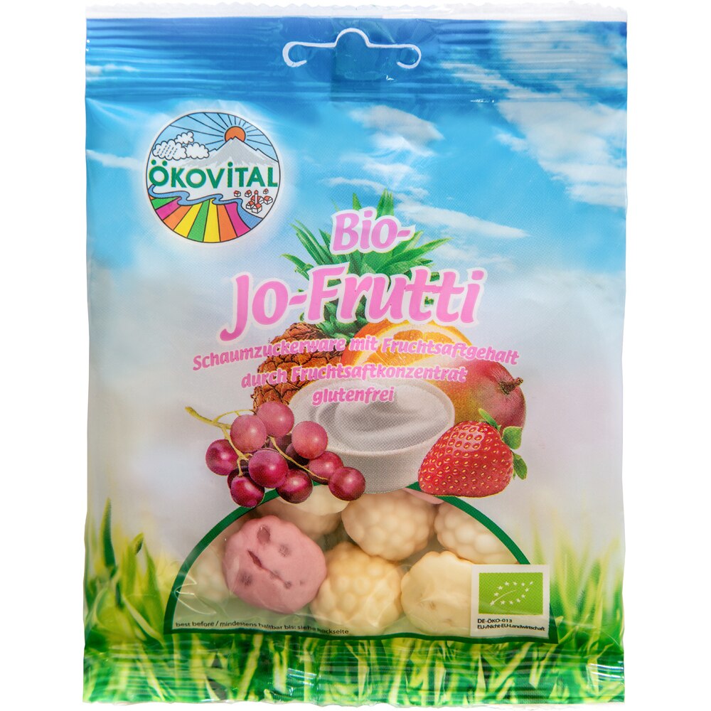 Jeleuri cu fructe si iaurt, Okovital, bio fara gluten, 80g