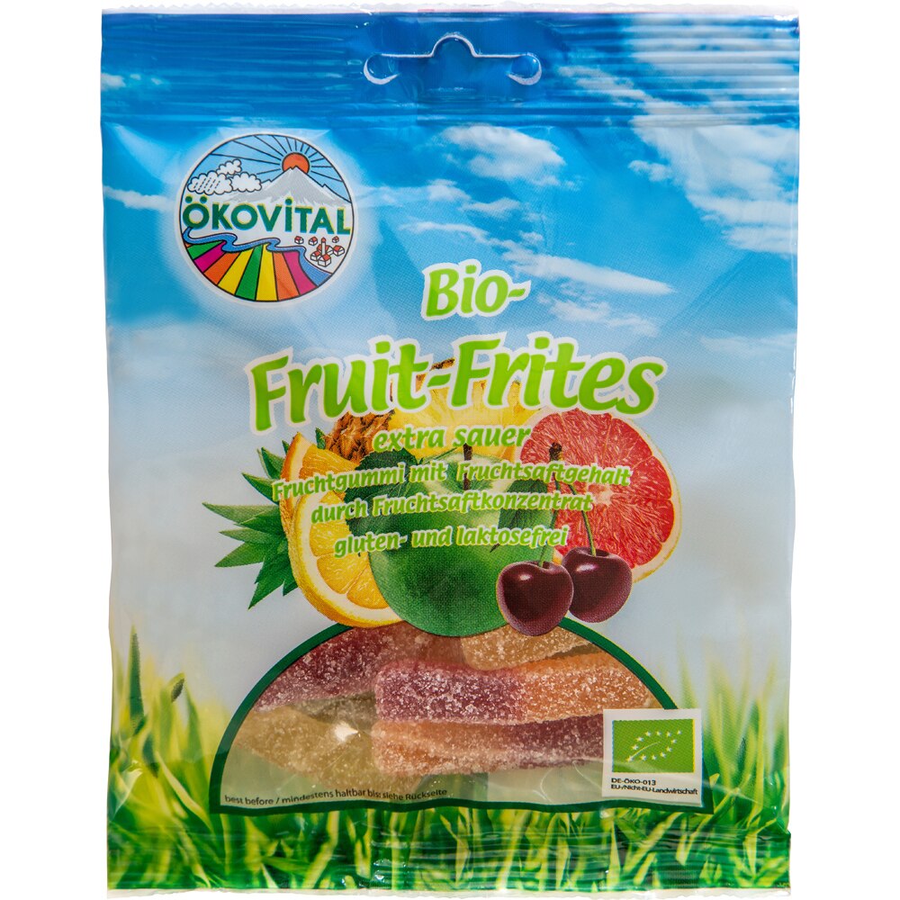 Jeleuri acrisoare din fructe, Okovital, bio, 100g