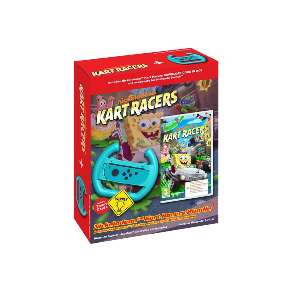 Pachet Nickelodeon Kart Racers (Code In A Box) Pentru Nintendo Switch