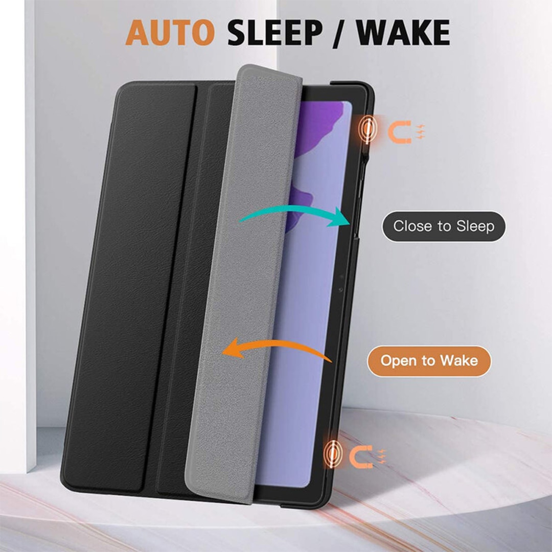 Husa tableta din piele pentru Samsung Galaxy Tab A 10.1 2019 T510, Protectie Completa, Functie de Stand, Negru