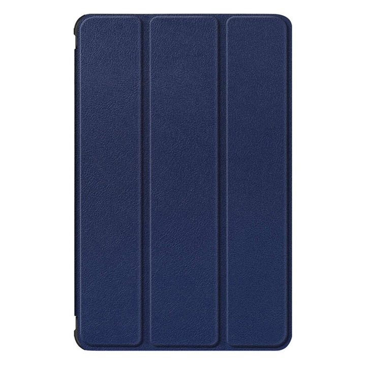 Husa tableta din piele pentru Samsung Galaxy Tab S6 Lite P610 / P615, Protectie Completa cu Functie de Stand, Top Quality, Optim IAO Technology, Albastru