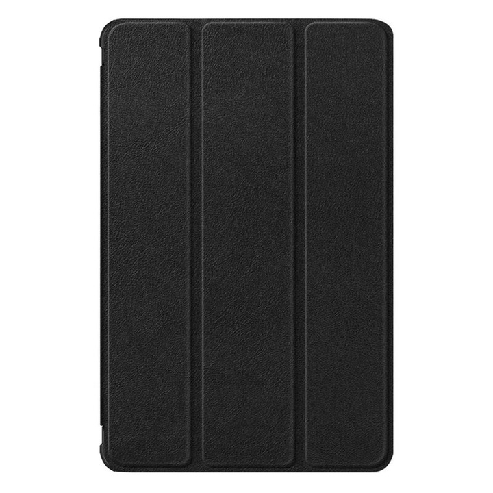 Кожен калъф за таблет Lenovo Tab M10 (TB-X605F/X505F), пълна защита с функция за стойка, най-високо качество, технология Optim IAO, черен