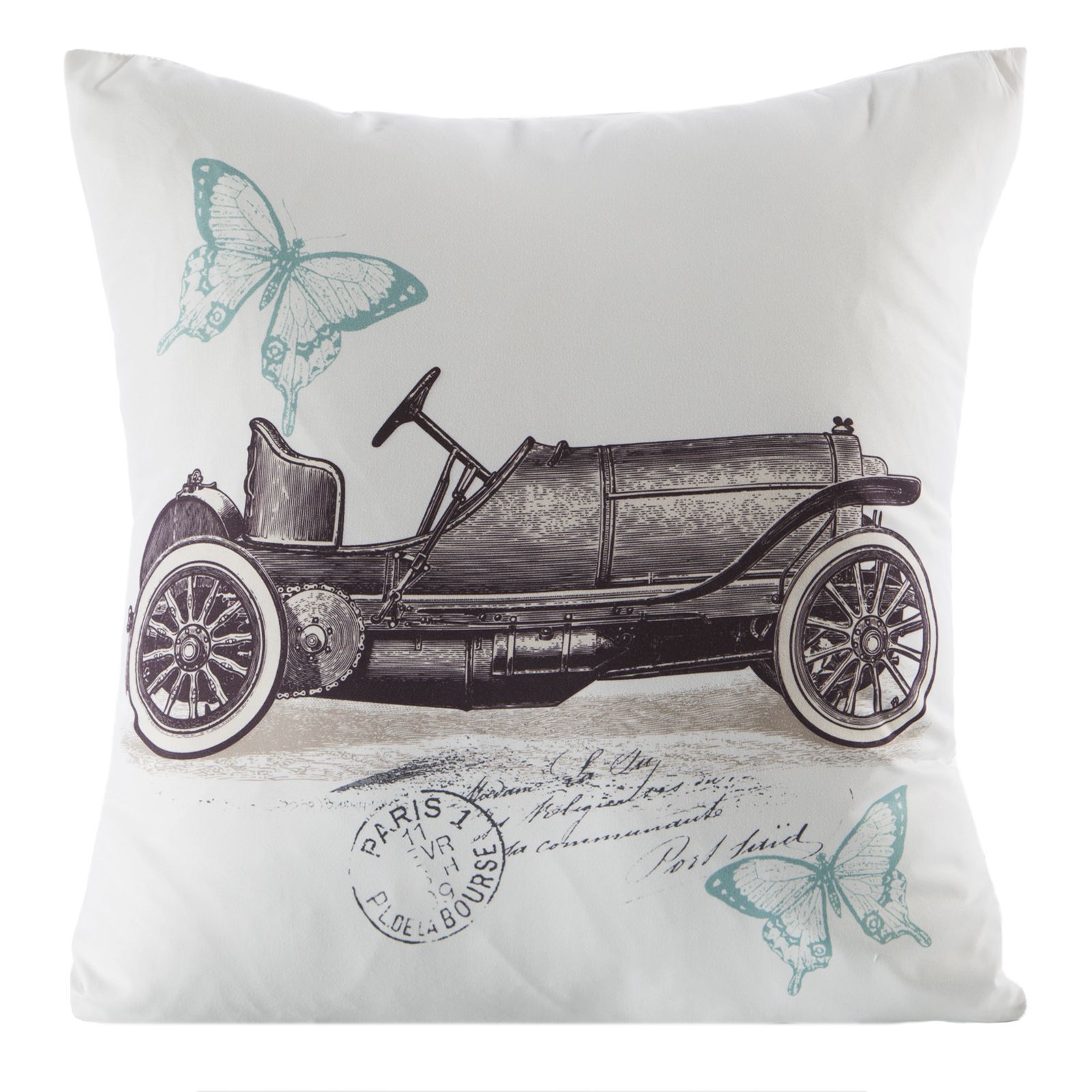 Fata de perna decorativa Eurofirany CAR 45x45 Alb/Maro