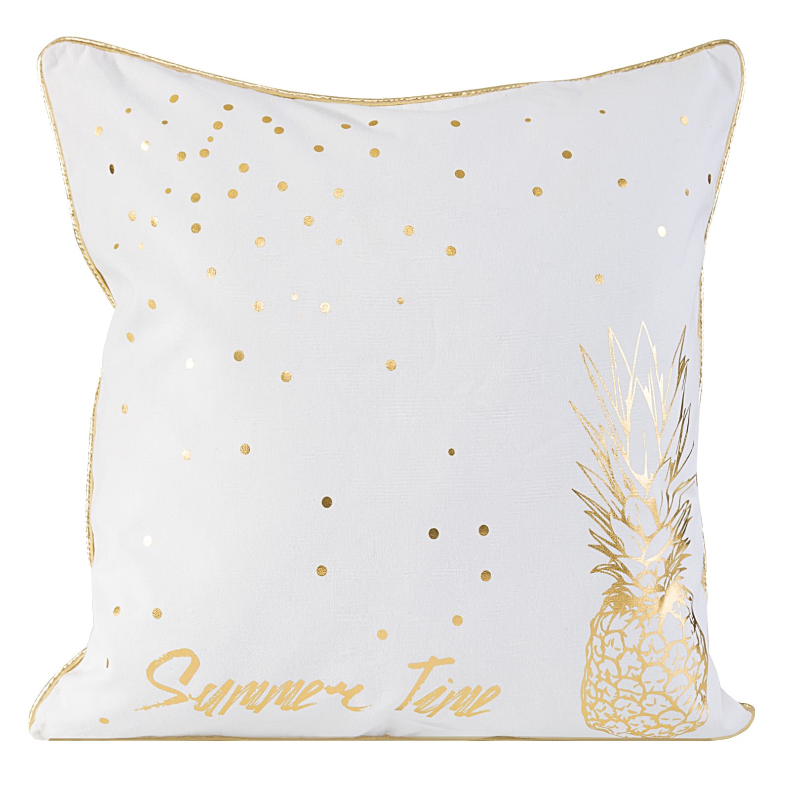 Fata de perna decorativa Eurofirany BESSIE 45x45 Alb