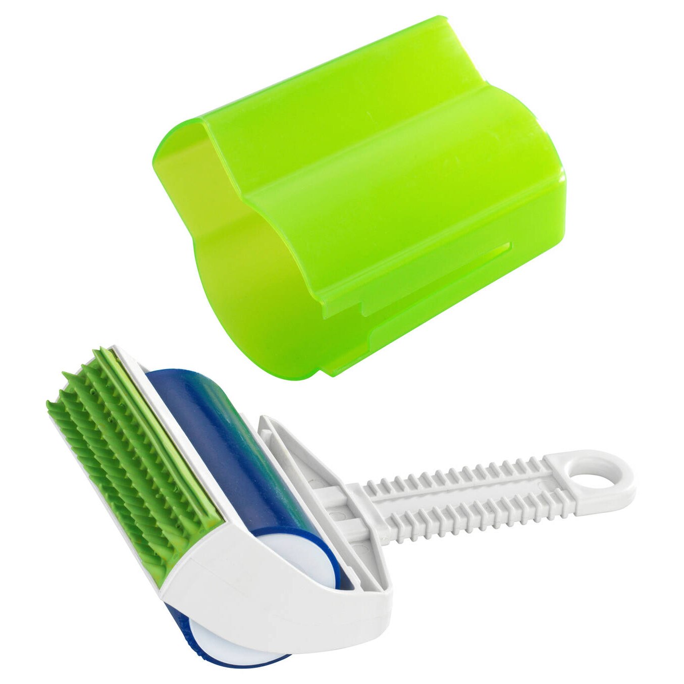 Dispozitiv indepartare scame de pe textile, Wenko, cu capac, Verde