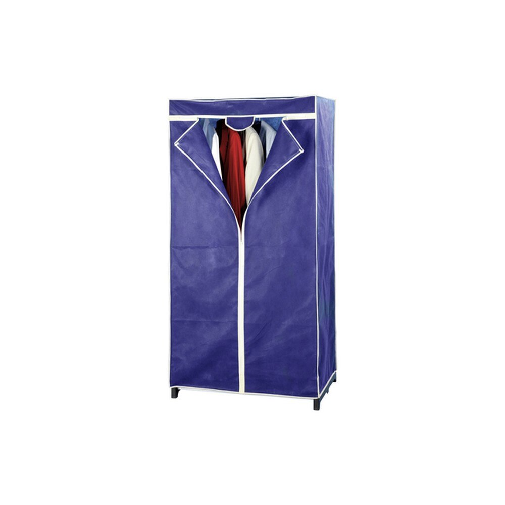 Dulap din panza, Wenko Air, 150x75x50 cm, Albastru