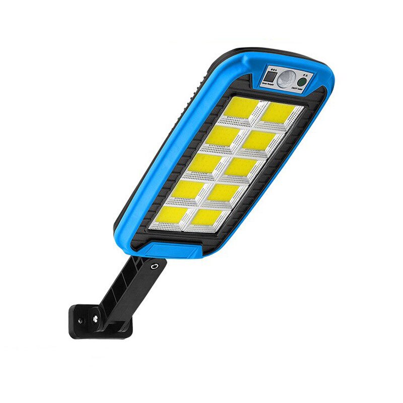 Lampa cu incarcare solara Selling Depot ®, 15W, 6500 K, IP65, Telecomanda, Negru/Albastru