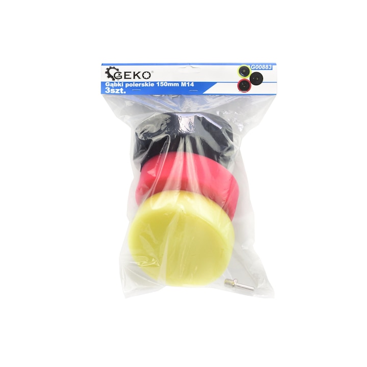 Set 3 bureti polish 150 mm M14 Geko G00883