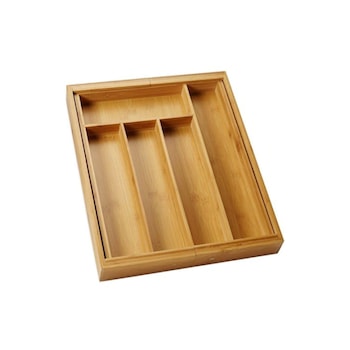 Suport tacamuri extensibil, bambus, 28-45x33.5x5 cm, maro Suport tacamuri extensibil, bambus, 28-45x33.5x5 cm, maro