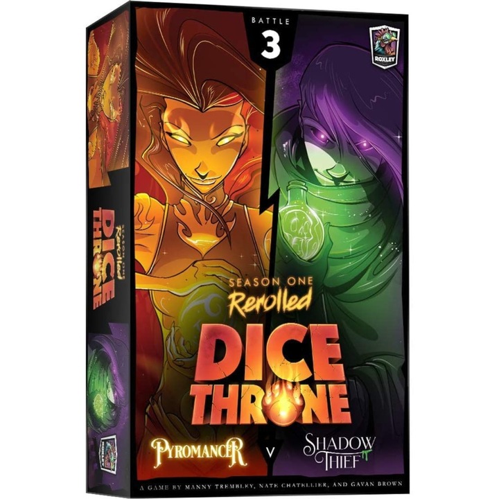 Társasjáték Dice Throne, Season 1 Rerolled, Box 3, Pyromancer vs Shadow Thief